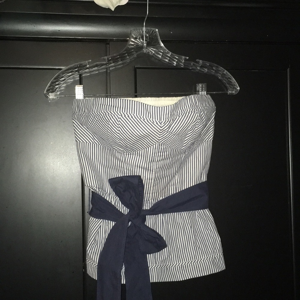 Abercrombie & Fitch strapless bustier style top.